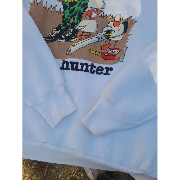Vintage Mr Hunter Cartoon Crewneck Sweatshirt 80s - Picture 7 of 11